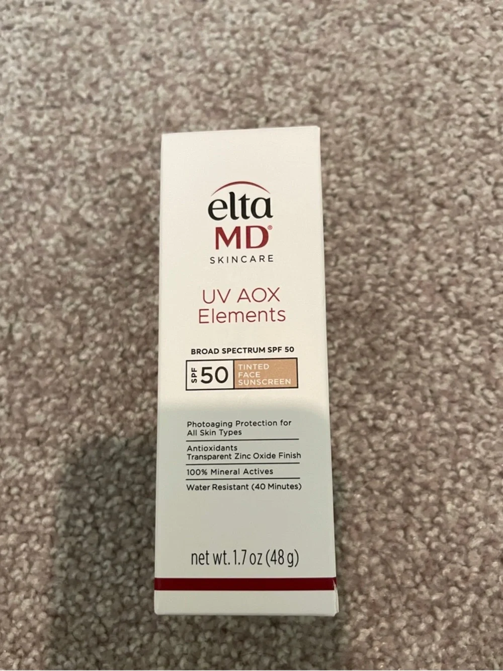 EltaMD UV AOX Elements SPF 50 Tinted Face Sunscreen